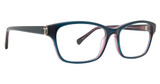 Trina Turk Eyeglasses Adele Teal/Plum/TPM