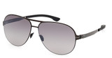ic! berlin Eyeglasses IC0010 shiny gunmetal / gradient smoke/08B