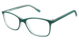 New Globe Eyeglasses L4064 Teal/TEAL