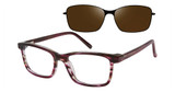 REVOLUTION Eyeglasses HOBOKEN BURGUNDY/BUR