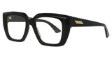 Bottega Veneta Eyeglasses BV1032O BLACK-BLACK-TRANSPARENT/001