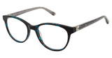 Nicole Miller Eyeglasses Finley TEAL TORTOISE/C01