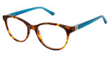 Nicole Miller Eyeglasses Finley TORTOISE/BLUE/C02