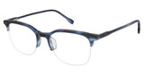 Sperry Eyeglasses SPBAXTER NAVY HORN/C03
