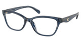 COACH Eyeglasses HC6243U TRANSPARENT BLUE/5846