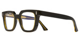 Cutler and Gross Eyeglasses CG1305 BLACK ON YELLOW/014