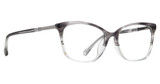 Badgley Mischka Eyeglasses Maelie (International Fit) Grey Horn/GYHO
