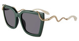 Roberto Cavalli SRC034M Shiny Full Turquoise D80X