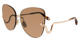 Roberto Cavalli Eyeglasses SRC062 Shiny Copper Gold 8FCX