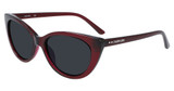 Calvin Klein Collection CK20515S (605) CRYSTAL BURGUNDY/605