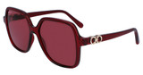Ferragamo Eyeglasses SF1083S TRANSPARENT BURGUNDY/612