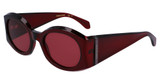 Ferragamo Eyeglasses SF2008S TRANSPARENT BURGUNDY/612