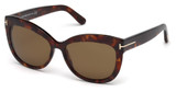 Tom Ford FT0524 red havana / brown polarized/54H