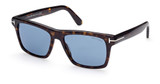 Tom Ford Eyeglasses FT0906 dark havana / blue/52V