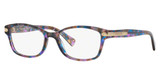 COACH Eyeglasses HC6065 PURPLE CONFETTI TORTOISE/5288