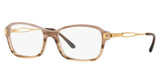 Sferoflex Eyeglasses SF1557B TRANSPARENT LIGHT BROWN/C589