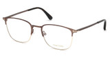 Tom Ford Eyeglasses FT5453 matte dark brown/049