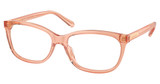COACH Eyeglasses HC6139U TRANSPARENT SADDLE/5822
