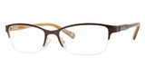 Liz Claiborne Eyeglasses L 456 MTBRW GLD/0UFM