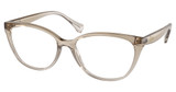 Ralph Eyeglasses RA7135 SHINY TRASPARENT BROWN/6126