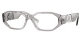Versace Eyeglasses VE3320U GREY TRANSPARENT/593