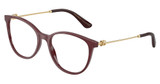 DOLCE & GABBANA Eyeglasses DG3363 LACE BORDEAUX/3442