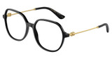 DOLCE & GABBANA Eyeglasses DG3364 BLACK/501