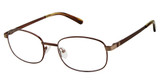 VAN HEUSEN Eyeglasses H153 BROWN/BRN
