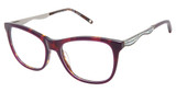 Jimmy Crystal New York Eyeglasses Tucpei Wine Tort/WINE TORT
