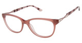 Jimmy Crystal New York Eyeglasses Vlychos ROSE/ROSE