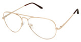New Globe Eyeglasses M598 Gold/GOLD