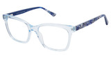 RACHEL Rachel Roy Eyeglasses Warm Satin Blue/SATIN BLUE