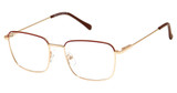 New Globe Eyeglasses M5005 Burgundy/BURGUNDY