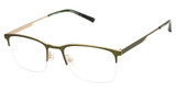Cruz Eyeglasses I-595 Olive/OLIVE