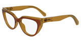 CK Jeans Eyeglasses CKJ24628 BRICK/AMBER/618