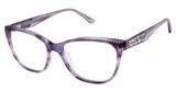 Jimmy Crystal New York Eyeglasses Avila Lavender/LAVENDER