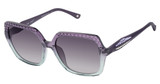 Jimmy Crystal New York Eyeglasses JCS530 Heather/HEATHER