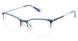 RACHEL Rachel Roy Eyeglasses Divine Cerulean/CERULEAN