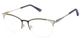 Jimmy Crystal New York Eyeglasses Seychelle Sapphire/SAPPHIRE