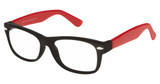 New Globe Eyeglasses L4069-P Black/Red/BLACK/RED