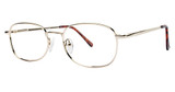 House Collections Eyeglasses G505 Shiny Gold-Demi Amber/DA