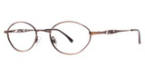 Modern Metals Eyeglasses Erin antique brown