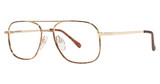 Modern Metals Eyeglasses Gary demi amber