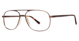 Modz Titanium Eyeglasses Admiral antique brown