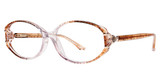 Genevieve Paris Design Eyeglasses Lynn brown/gold