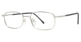 Modern Metals Eyeglasses Wayne matte silver