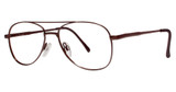 Modern Metals Eyeglasses Hunter matte brown