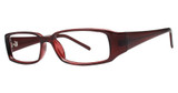 Modern Plastics I Eyeglasses Exotic burgundy