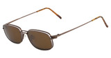 Flexon Eyeglasses FLX 810MAG-SET COFFEE 218/218