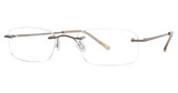 3-Piece Drill Mounts Eyeglasses BT2163 Taupe/C-2